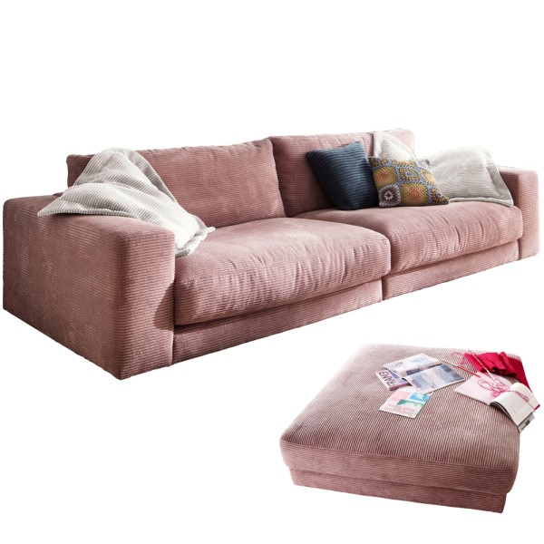 Big Sofa mit Hocker